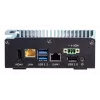 Shuttle Edge PC SPCEL02, Intel Celeron J6412, 1x HDMI, 2x 2.5G LAN, 1x COM, DIO (4x in, 4x out), 3x USB, 2x M.2, 12-24V, 24/7 continue werking, ventilatorloos, incl. VESA- & DIN-railhouder