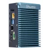 Shuttle Edge PC SPCEL02, Intel Celeron J6412, 1x HDMI, 2x 2.5G LAN, 1x COM, DIO (4x in, 4x out), 3x USB, 2x M.2, 12-24V, 24/7 continue werking, ventilatorloos, incl. VESA- & DIN-railhouder
