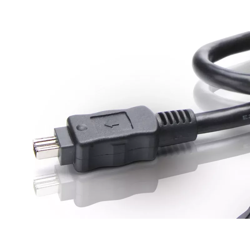 Conceptronic FireWire-kabel 4-polig 1,8 m zwart