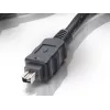 Conceptronic FireWire-kabel 4-polig 1,8 m zwart