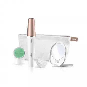 Gezichtsepilator Braun FaceSpa 851V goud wit