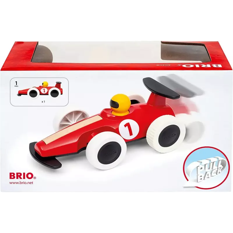 Speelgoedauto Ravensburger BRIO Pull Back Motorized Big Race Car speelgoedvoertuig