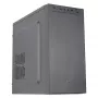 Aerocool CS108BKV1 compacte Micro ATX PC-behuizing aluminium geborsteld 80-mm-ventilator zwart