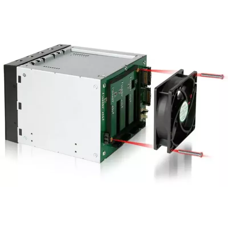 Drive bay-paneel Icy Dock MB155SP-B zwart