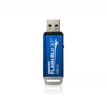 Kanguru FlashBlu30 SuperSpeed USB3.0 16 GB | veilige USB-stick | fysieke schrijfbeveiligingsschakelaar | compatibel met Windows 'Ready Boost'