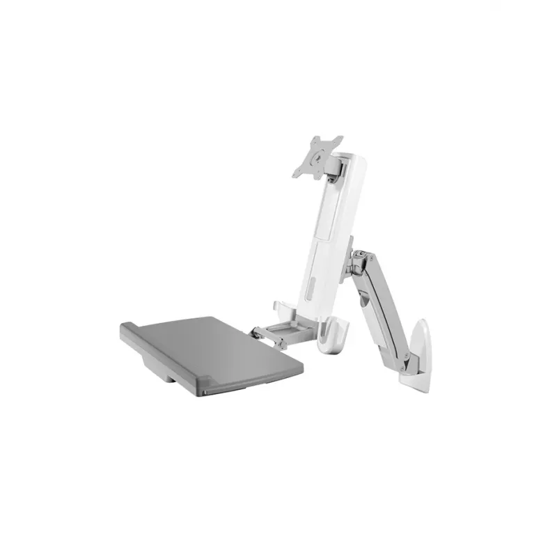 ICY BOX IB-MS600-W 61 cm (24 inch) wandmontage grijs, zilver, wit