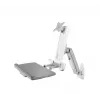 ICY BOX IB-MS600-W 61 cm (24 inch) wandmontage grijs, zilver, wit