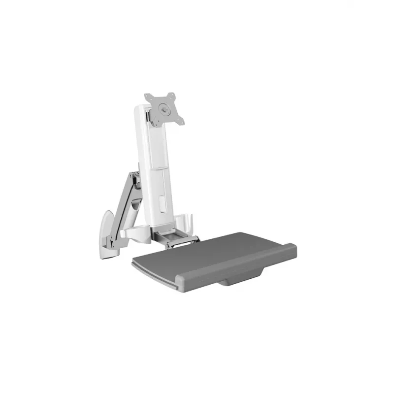 ICY BOX IB-MS600-W 61 cm (24 inch) wandmontage grijs, zilver, wit
