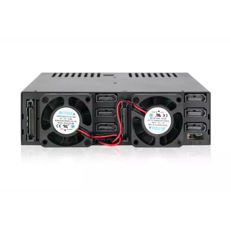Disk array Icy Dock MB326SP-B 0 TB rack 1U zwart
