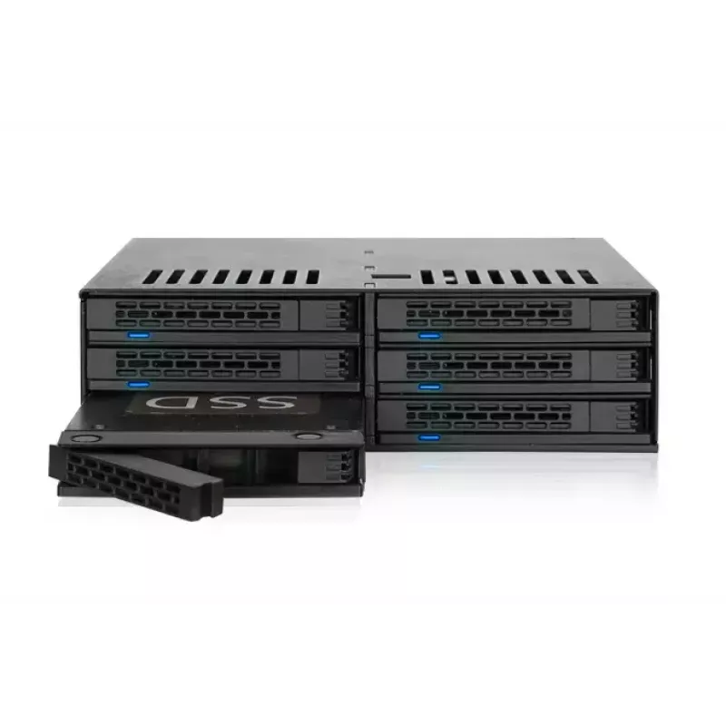 Disk array Icy Dock MB326SP-B 0 TB rack 1U zwart