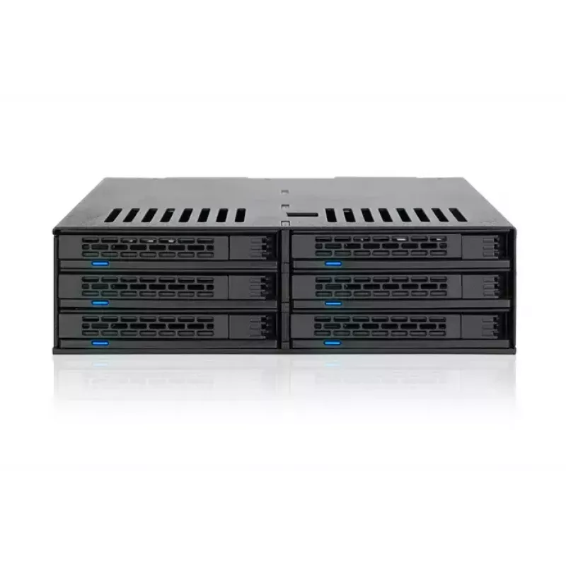 Disk array Icy Dock MB326SP-B 0 TB rack 1U zwart