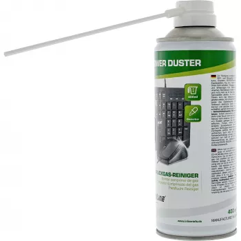 Persluchtreiniger spuitbus 400 ml — InLine, hogedruk voor IT-, server- en pc-onderhoud