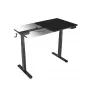 In hoogte verstelbaar elektrisch bureau ICY BOX IB-EW122B-TT, zwart, 1400×700 mm, hoogte 630–1280 mm, 100 kg draagvermogen