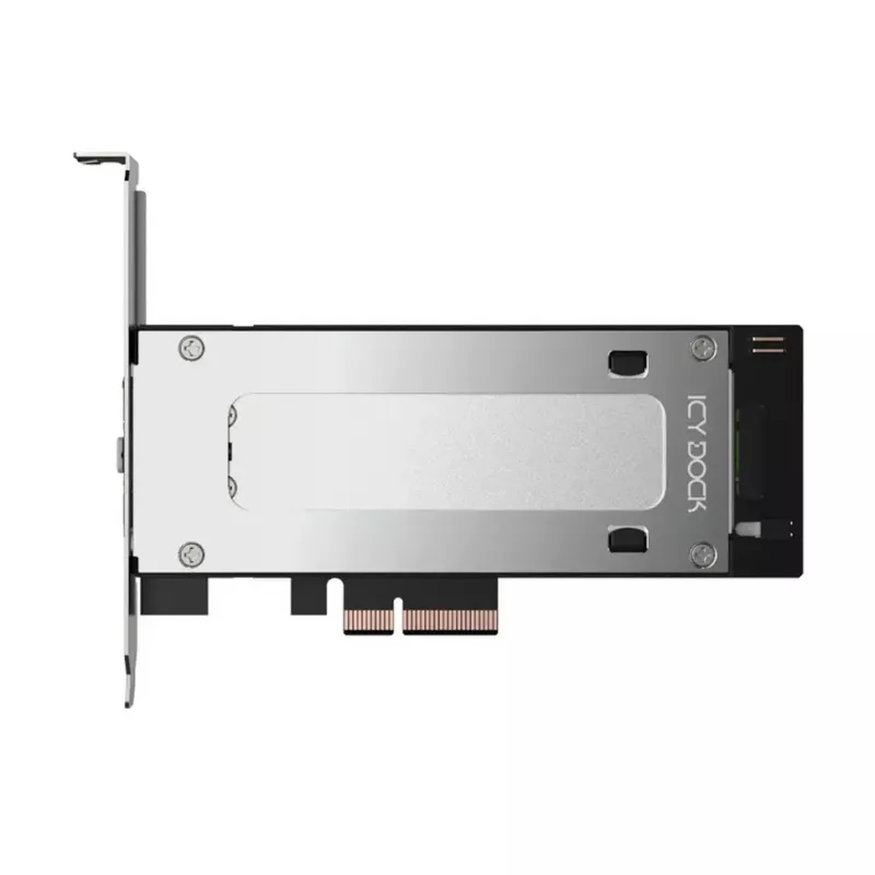PCIe NVMe M.2-adapterkaart Icy Dock MB840M5P-B, zwart/zilver