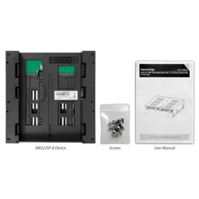Drive-inbouwframe Icy Dock MB322SP-B