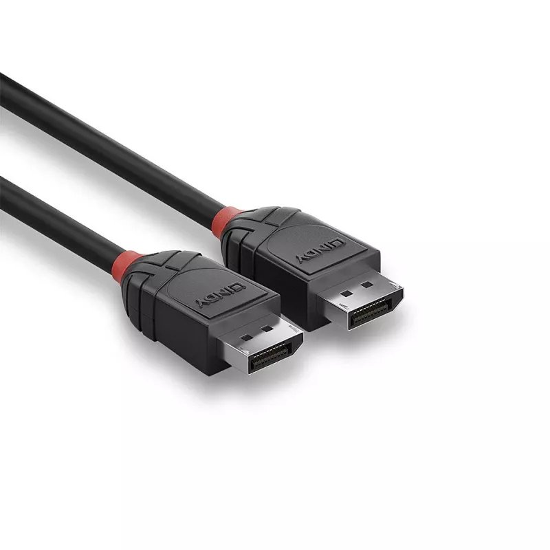 Lindy 1m DisplayPort 1.2 kabel, Black Line