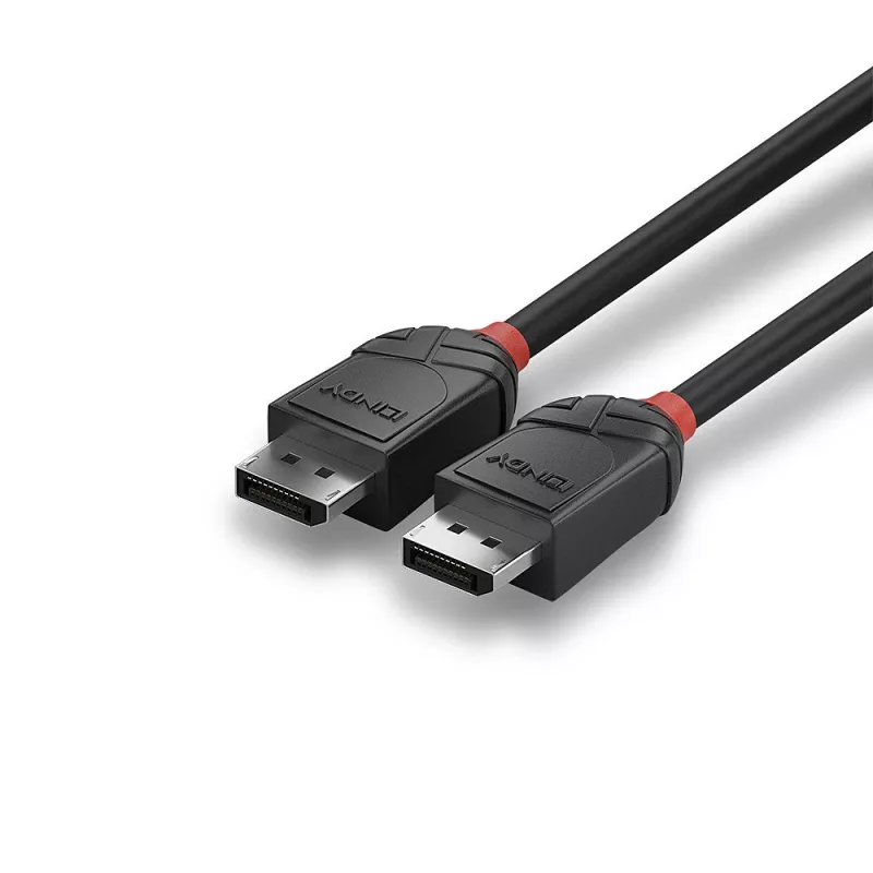 Lindy 1m DisplayPort 1.2 kabel, Black Line