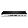 D-Link DXS-1210-12SC/E netwerkswitch managed L2 10G Ethernet (100/1000/10000) 1U zwart, zilver