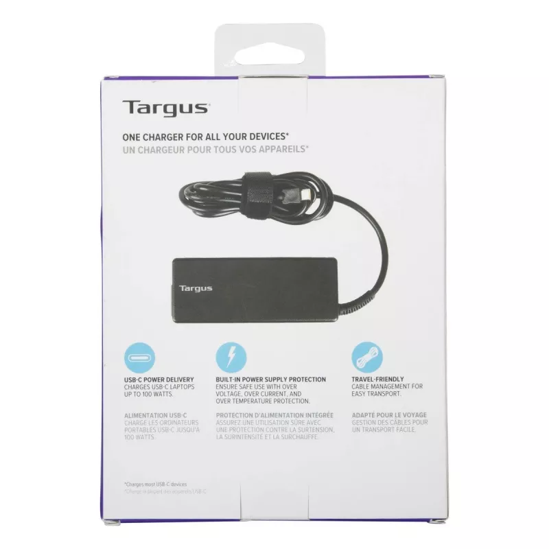 Targus APA108EU voeding/oplader voor binnen 100 W zwart