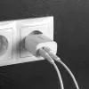 Lindy 73413 USB-A- en USB-C-oplader, 20 W, Power Delivery, 100–240 V, wit