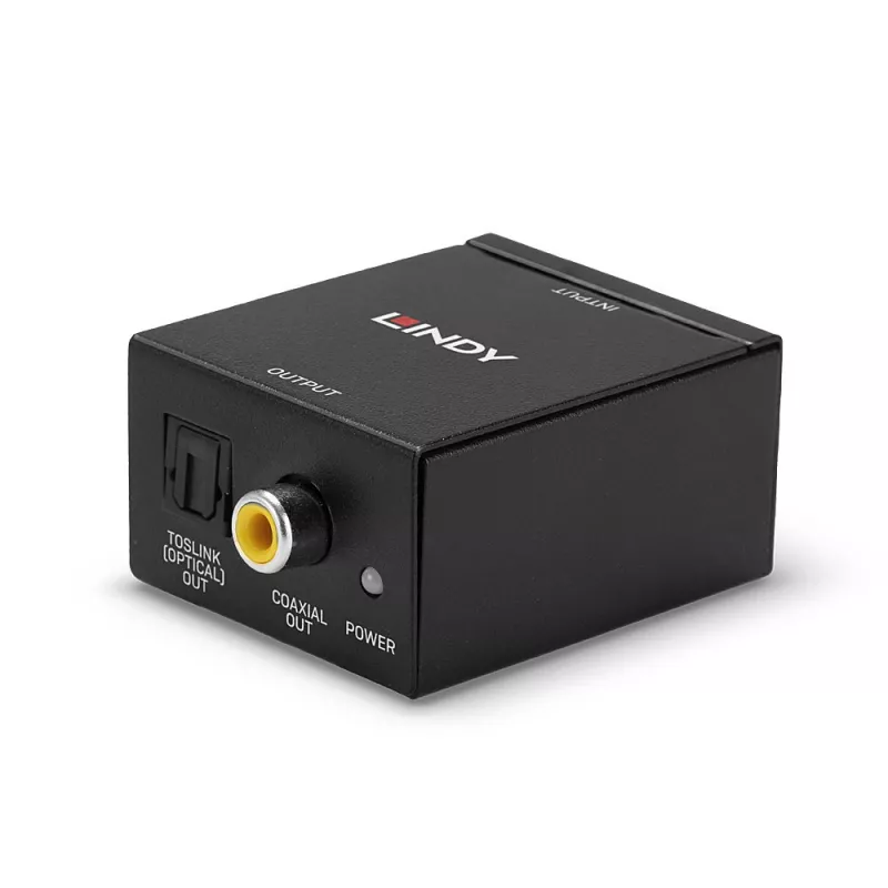 Phono naar TosLink (optisch) en coaxiale ADC Lindy 70309