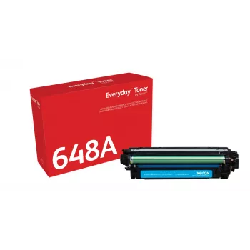 Everyday™ cyaan toner van Xerox compatibel met HP 648A (CE261A), standaardcapaciteit