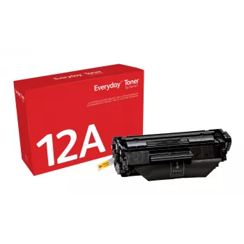 Everyday™ zwarte toner van Xerox compatibel met HP 12A (Q2612A), standaardcapaciteit