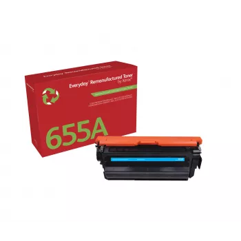 Everyday™ cyaan gereviseerde toner van Xerox compatibel met HP 655A (CF451A), standaardcapaciteit