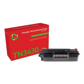 Everyday™ mono gereviseerde toner van Xerox compatibel met Brother TN-3430, standaardcapaciteit