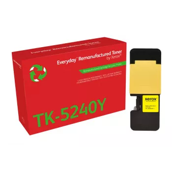 Everyday™ gele gereviseerde toner van Xerox compatibel met Kyocera TK-5240Y, standaardcapaciteit
