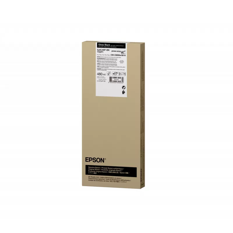 Epson SJIC48P-BK inktpatroon 1 stuks origineel zwart