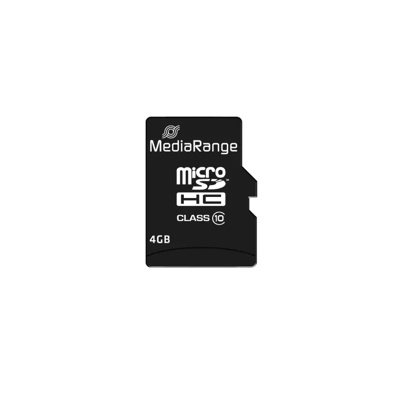 MediaRange 4 GB MicroSDHC Class 10 MR956 geheugenkaart