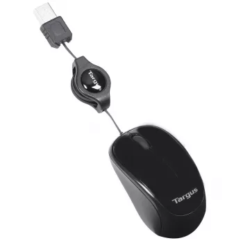 Targus AMU75EU muis reis dubbelhandig USB Type-A Blue Trace 1000 DPI