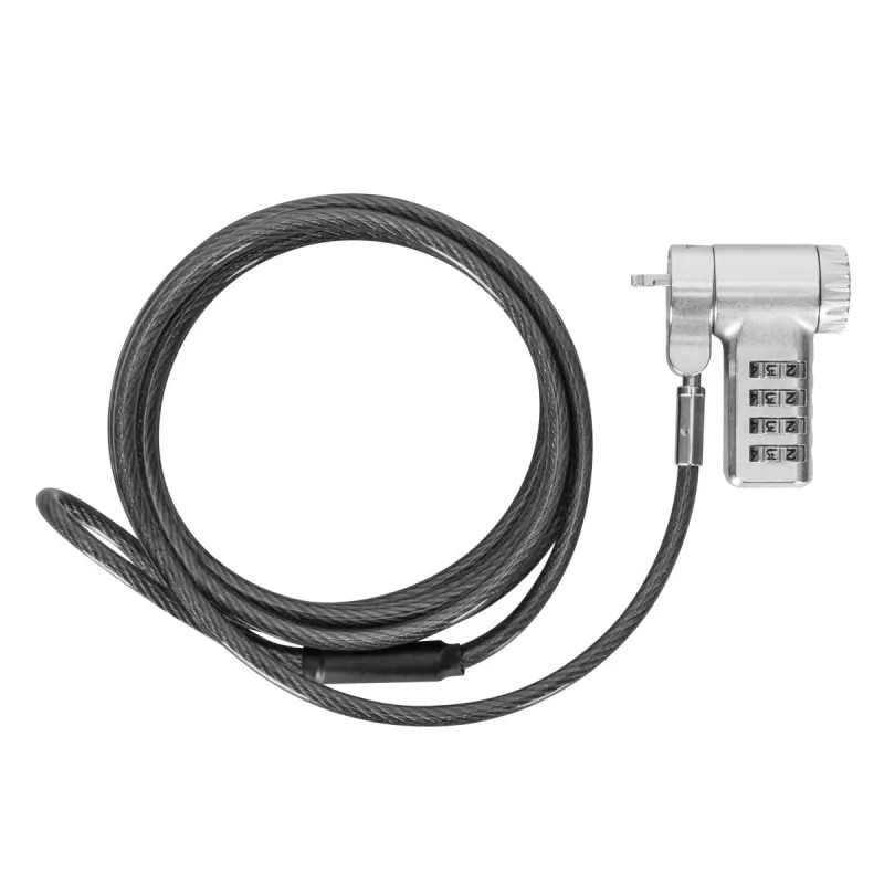 Kabelslot Targus ASP96RGL zilver 2m combinatieslot