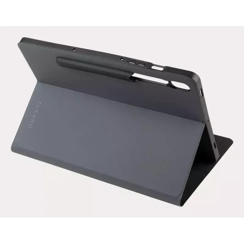 Tucano Gala TAB-GSS9P2-DG foliohoes voor Samsung Galaxy Tab S9+ / S9 FE+ 12,4 inch, grijs