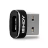 USB 2.0 Low Profile Type-A naar C-adapter Lindy 41884