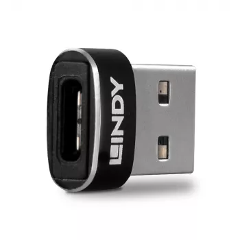 USB 2.0 Low Profile Type-A naar C-adapter Lindy 41884