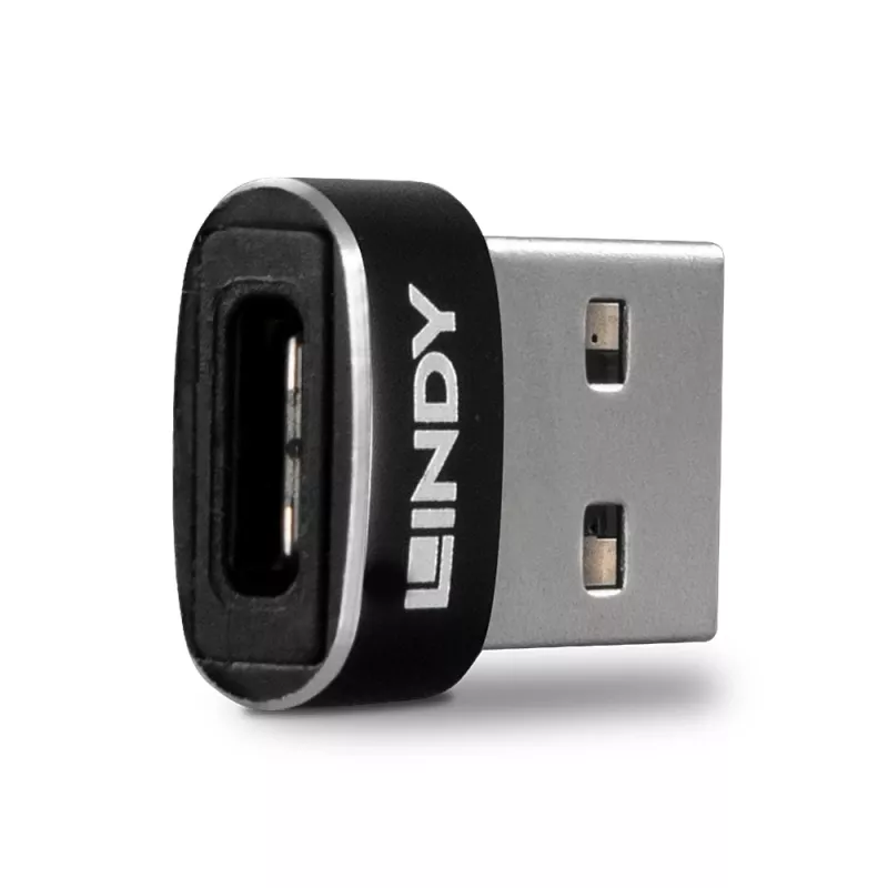 USB 2.0 Low Profile Type-A naar C-adapter Lindy 41884