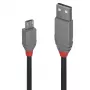 Lindy 0,5 m USB 2.0 Type-A naar Micro-B-kabel, Anthra Line