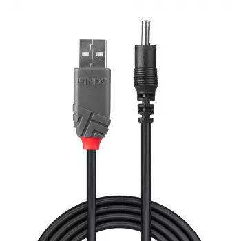 Lindy USB 2.0 Type-A naar 3,5-mm-DC-kabel, 1,5 m