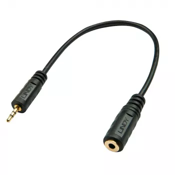 Lindy 2,5 mm stekker naar 3,5 mm bus audio-adapter