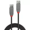 Lindy 0,5m USB 2.0 Type-A verlengkabel, Anthra Line