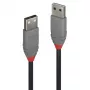 Lindy 1m USB 2.0 Type-A naar A-kabel, Anthra Line