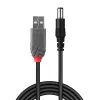 Lindy USB 2.0 Type-A naar 5,5 mm DC-kabel, 1,5 m