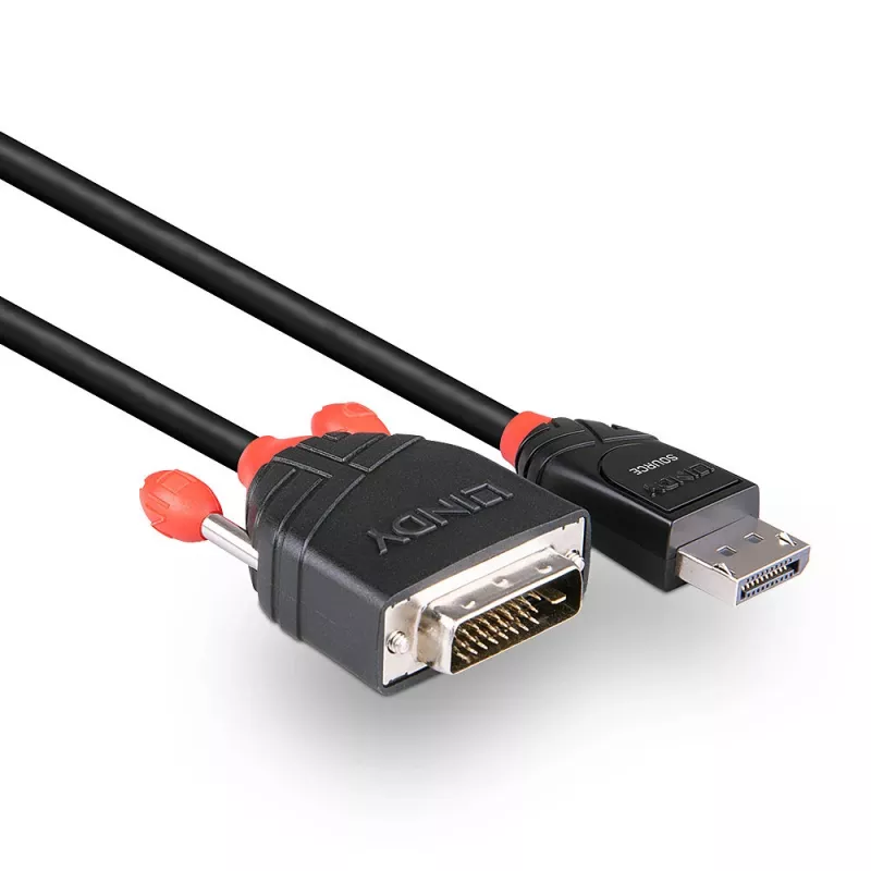 Lindy 2 m DisplayPort naar DVI-D-kabel