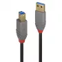 Lindy 2 m USB 3.2 Type-A naar B-kabel, 5Gbps, Anthra Line
