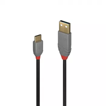 Lindy 2 m USB 2.0 Type-A naar C-kabel, Anthra Line