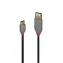 Lindy 2 m USB 2.0 Type-A naar C-kabel, Anthra Line