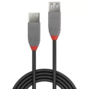Lindy 5 m USB 2.0 Type-A verlengkabel, Anthra Line