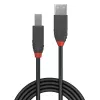 Lindy 7,5 m USB 2.0 Type-A-naar-Type-B-kabel, Anthra Line
